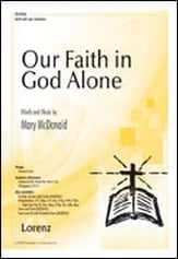 Our Faith in God Alone SATB choral sheet music cover